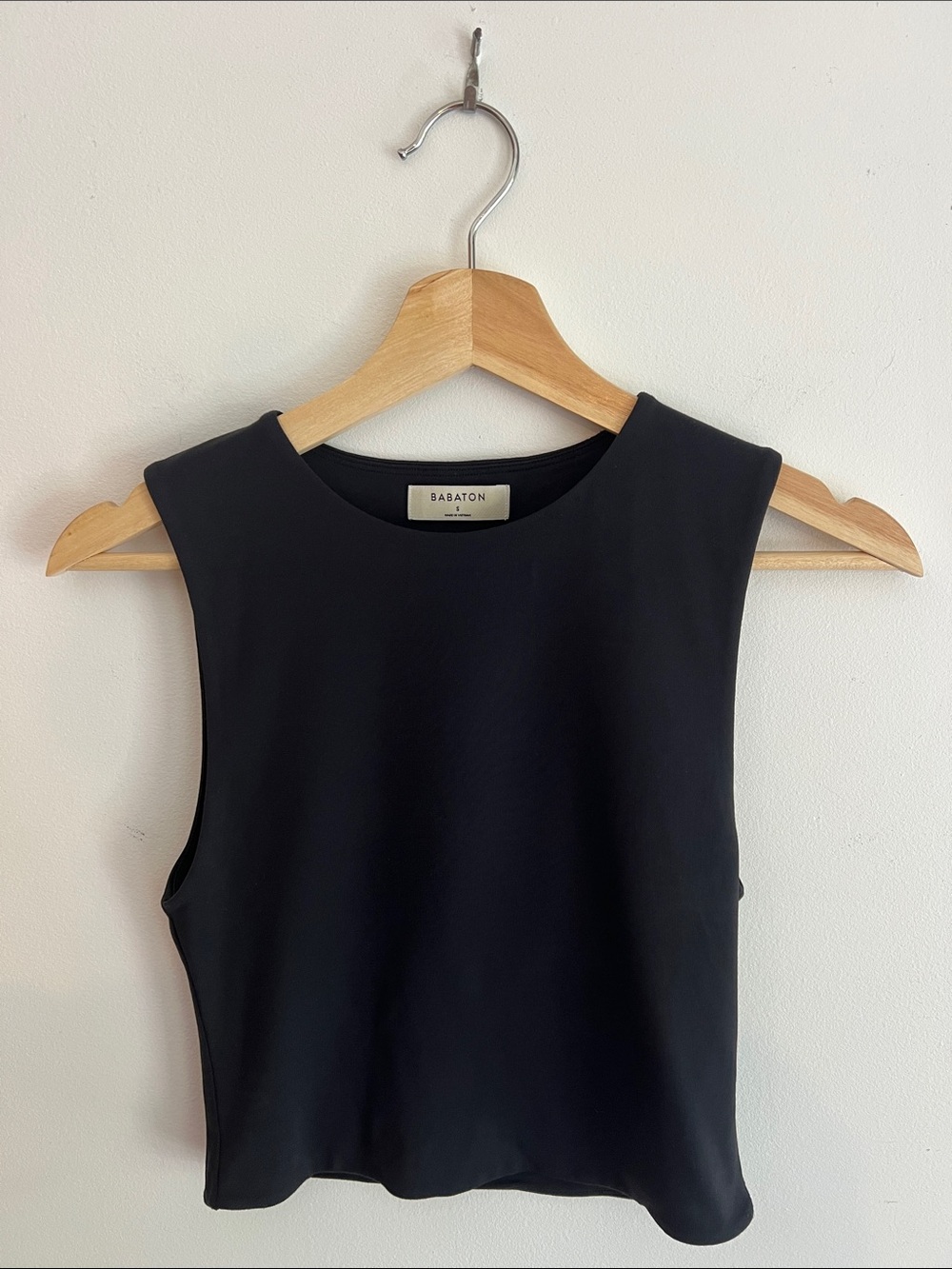 Babaton Black Debardeur Sport Contour